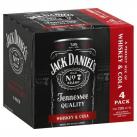 Jack Daniel's Tennessee Whiskey and Cola 4 Pack Can / 4-355mL 0 (357)