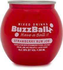 Buzzballz Strawberry Rum Job (200ml) (200ml)