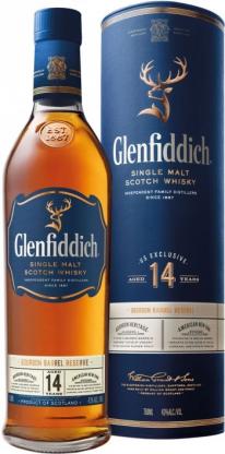 Glenfiddich Bourbon Barrel Reserve 14 Year Old Single Malt Scotch Whisky (750ml) (750ml)