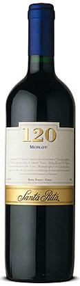 Via Santa Rita Merlot 120 Central Valley 2020 (750ml) (750ml)