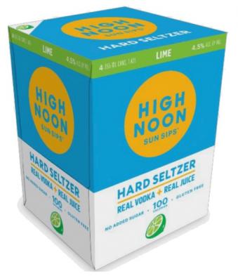 High Noon Sun Sips Lime Vodka & Soda (4 pack 355ml cans) (4 pack 355ml cans)