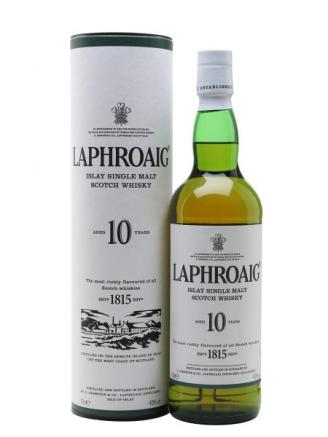 Laphroaig 10 Year Single Malt Scotch Whisky (750ml) (750ml)